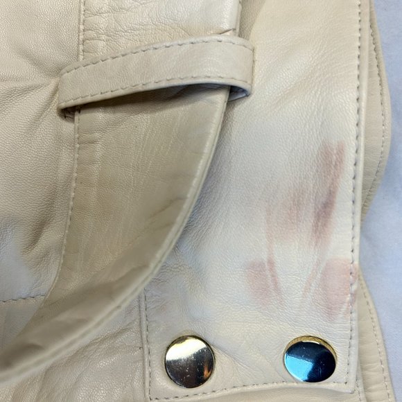 Nappa Leather High-Waist Pants with Belt - Picture 3 of 3